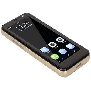 Mini Mobiele Telefoon 4G 3GB 32GB 3,5 Inch Studentenvingerafdruktelefoon (Goud)