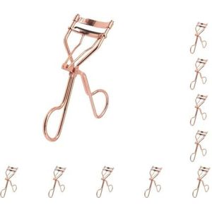 10 Set van Wimper Krultang Carbon Staal Wimper Curling Tool Draagbare Cosmetische Make-up Krultang, Rose Goud