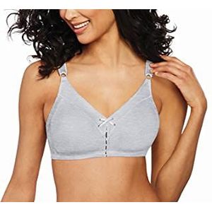 Bali Katoen Dubbele Ondersteuning Draadloos, Hei Grijs, 90C