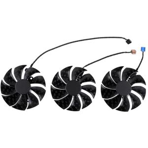 87MM PLD09220S12H Koelventilator voor EVGA voor GeForce RTX 3070 3080 TI 3090 FTW3 ULTRA voor GAMING Grafische kaartkoeler(Black 3-Fan)