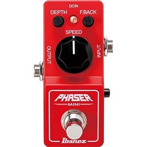 Ibanez PHMINI Phaser Pedaal - True Bypass - Rood