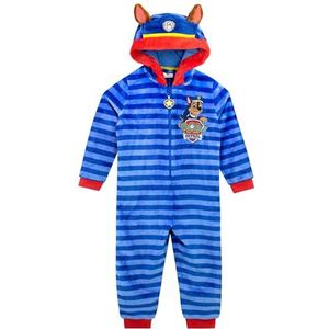 Paw Patrol Onesie Voor Jongens | Chase Onesie Voor Kinderen | Fleece Jongens Pyjama's | Blauw 98