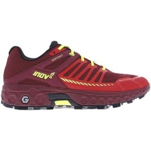 INOV8 Heren Roclite Ultra G 320 - All Terrain Trailloopschoenen, Donkerrood/rood/geel, 44.5 EU