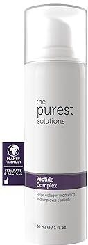 The Purest Solutions Peptide Complex Serum - Huidverjonging en anti-verouderingsverzorging - Ondersteunt het collageenvezelnetwerk - Antirimpeleffect - Veganistisch | Wreedheidvrij | Milieuvriendelijk