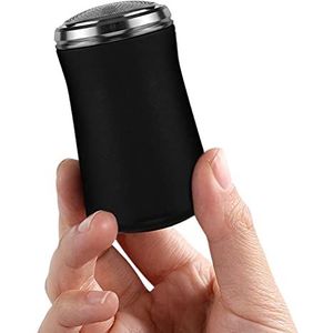 SANZH Elektrisch scheerapparaat met wasbaar zakformaat, baardtrimmer voor heren, kleine vormfactor, maar schone scheerbeurt, gemakkelijk te reinigen, geschikt voor transport