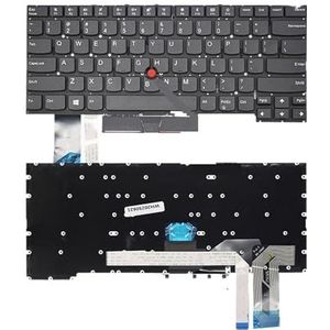 Russisch voor Thinkpad voor T490S T495S T14S Gen1 SN20W19523 SN20S33944 02HM352 02HM388 Achtergrondverlichting(US With Mouse)