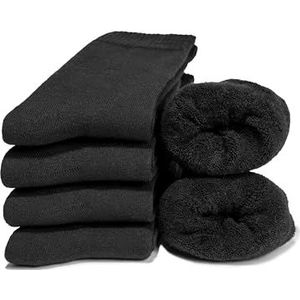 Occulto - Smilla - Katoenen Kuffelsokken - Zwart - Pak van 6