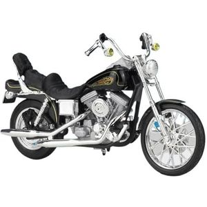 For Harley 2009 FXDFSE CVO Fat Bob Model Auto Simulatie Legering Motorfiets Metalen Speelgoed Auto Speelgoed Gift Collectie 1:18 (Color : 1997 FXDWG)