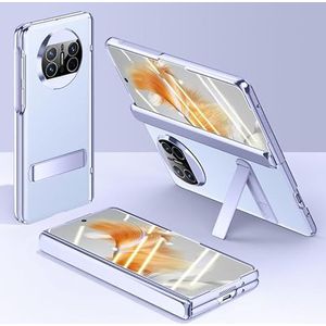 Telefoon Flip Case Cover, Compatibel met Huawei Mate X3 hoesje, mobiele telefoon flip case, [gegalvaniseerde telefoonhoes] [schermbeschermer] Robuust schokbestendig 360 volledig beschermende telefoonh