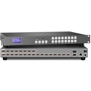 HD/Video Matrix Switcher 4x4 8x8 8x16 16x16 16x32Chassis Stijl Digitale Signaal Host Matrix Switcher 1080P Uitgebreide compatibiliteit(Rojo,With Network Control)