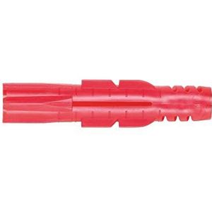 Würth 5521920 rode kunststof plug | 200x zebra Shark | 6 x 36 mm polyethyleen kraag