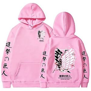 acsefire Attack on Titan Hoodie Unisex Harajuku Casual Sweatshirt Attack on Titan Logo Lange Mouw Anime Fans Gift