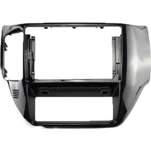 Voor N&issan Voor Patrol V5 Y61 2004-2012 9"" Autoradio Fascia Video Dashboard Speler Audio 2 Din Stereo Frame Dashboard Montage Kit Interieuraccessoires(Only UV Black Frame)
