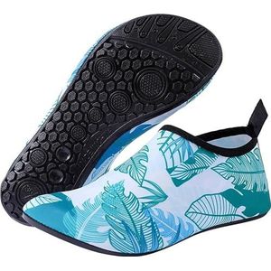 Waterschoenen for dames en heren, instappers for blote voeten, aqua yogasokken for zwemmen, zwembad, strand, surfen, rivier(25,L-2 pair)