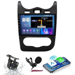 Android 14 Car Stereo Navi voor R-Enault Sandero (2013) 9 ""Qled Screen Car Radio met draadloze carplay Android Car GPS-navigatie met Bluetooth5.0 Hifi FM 5G-Wifi SWC RDS MIC,M150s