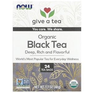 Now Organic Black Tea 24 pckts