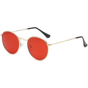 Klassieke Ray Cut-zonnebril for dames Gepolariseerde modebrillen Ronde zonnebril for heren UV-bescherming (Kleur : 14)