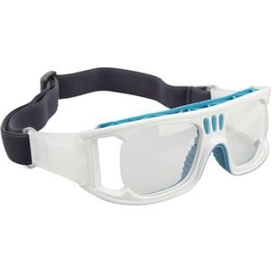 Basketbalbril, Modieuze Elastische Band, Mistbestendig, Krasbestendig, Sportbril, Schokbestendig voor Hardlopen (Blauw)