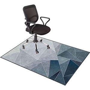 EYZO Stoelmat 90 × 140 cm voor vloerbedekking, gamingstoelmat, bureaustoelmat, multifunctionele tapijtbeschermer, bureaustoel voor vloerbedekking en hardhouten vloer, beschermt vloeren, antislip