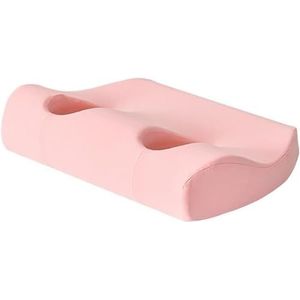 YeGang Kussen met oorgat om te slapen - oorpiercingkussens voor zijslapers, traagschuimkussen voor oorpijn om te slapen met oordopjes hoofdtelefoon (roze)