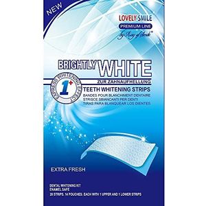 Lovely Smile | 28 WHITE-STRIPS Bleaching Stripes | Tanden bleken Strips | met advanced no-slip technology | Professioneel bleken van Ray of Smile®
