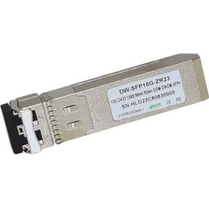 10G DWDM SFP+ 80km C23 DWDM SFP+ 100GHz optische transceiver module (5 stuks)