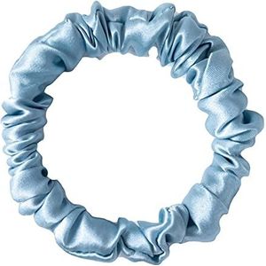Hoofdbanden ​Voor Dames 100% Pure Silk Hair Bow Bights Ropes Bands Scrunchy Elastics Paardenstaarthouders for Dames Meisjes Haaraccessoires Haarband (Size : Light blue 1.5cm)