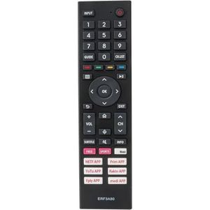 1 st. Afstandsbediening ERF3A80 for TV 43A6G 50A6G 55A6G 60A6G 65A6G 70A6G 75A6G 43A6GTUK 50A6GTUK Controller zonder spraakfunctie