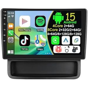 Draadloze Autoradio Android 15 voor Renault Trafic 2010-2014/ Opel Vivaro/Nissan Primastar met draadloze carplay en Android Auto Bluetooth USB Wifi 4G GPS Navigatie(S-4(4G+64G))