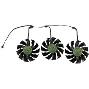 82MM,T128015SU GPU-koeler grafische kaarten ventilatoren voor GIGABYTE RTX 2080 Ti GAMING OC RX 6800 6900 XT voor videokaartkoeling(3Pcs T128015SU)