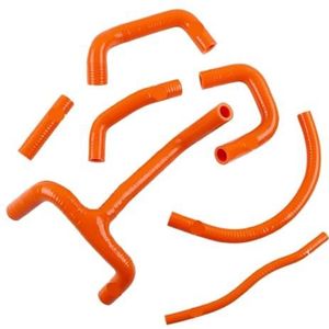 Siliconen radiatorslang geschikt voor KTM LC4 620 640 660 SMC SXC 625 2003 2004 2005 2006 2007(Orange)
