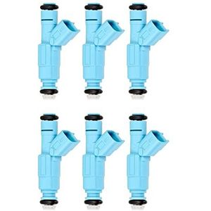 Upgrade Impedantie Brandstofinjector Voor Jeep Voor Liberty 3.7L V6 2002-2003 0280155972 FJ479 53031099 Auto Brandstofinjector(6 pcs)