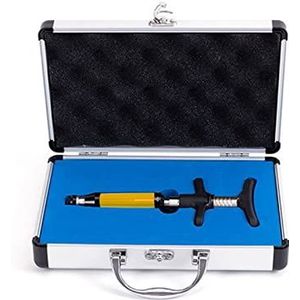 6 niveaus chiropractie gereedschap kracht wervelkolom stimulator aanpassing intensiteit correctie pistool handmatige rugmassageapparaat voor verbetering van gewrichtspijn (kleur: geel enkele kop,