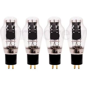 300B buis audio klep vervanging 300B buis versterker kit DIY HIFI audio versterker precisie matching vierweg (zwart, 4 stks Matched Quad)