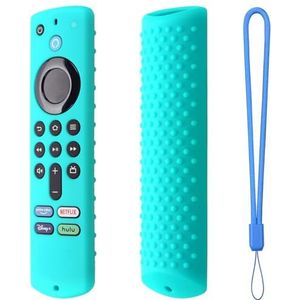 2022 Lichtgevende siliconen beschermhoes voor Fire TV Stick (3e generatie) Derde Generatie/4K 2021/4K MAX Afstandsbediening Anti-Drop Stofdichte Case Shell (Mint Groen)