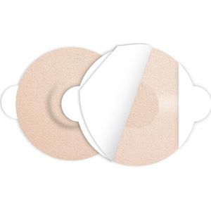 RSYIYO Freestyle Libre 3 Plus pleisters, waterbestendig, 14 dagen verblijf, CGM-sensoren, Libre 1/2/3 pleisters zonder gat, kleefpleisters, huidvriendelijk, waterdicht, ademend, beige