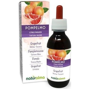 Grapefruit (Citrus paradisi) zaden Alcoholvrije moedertinctuur Naturalma - Verrijkt met vitamine C - Vloeibaar extract druppels 120 ml - Voedingssupplement - Veganistisch