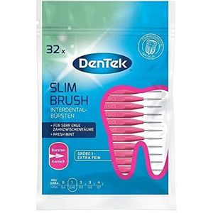 Dentek - Slim Brush - Interdentale Ragers - 0,4 mm - 32 Stuks
