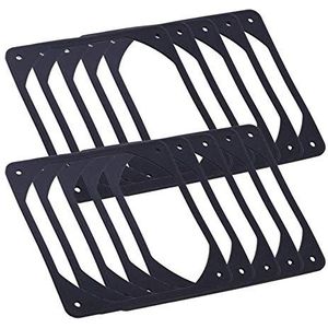 NONDK 10 stuks 140 mm siliconen ventilatorafdichting, trillingsremmend, geluidsreductie, voor pc-behuizingsventilatoren