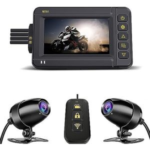 3-inch motorrecordercamera, 1080P/60fps & 2K/30fps video-opname, allemaal IP65 waterdicht, professionele motorrijdende DVR for buiten fietsen, avontuur, reizen