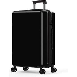 Koffer Universele koffer met ritssluiting, handbagage, kleine trekstang, reiscode, lederen bagagekoffer, draagbare reisbagage lichtgewicht