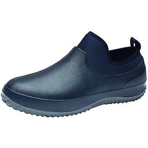 ZHENSI Heren Regenschoenen Instappers Koksschoenen EVA Waterdichte Antislip Oliebestendige Restaurant Keuken Werkschoenen,Blauw,42 EU