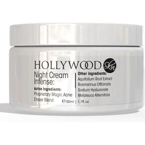 Night Cream Intense - Acne Cream for Night Time Use. 400% Stronger Than Regular Acne Creams. 50ml Bottle (1 Jar)