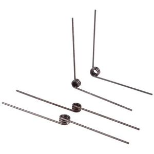 Torsieveren, 5 stuks 1,2 mm veerstaal of 304 roestvrij staal kleine V-vormige schroeftorsieveren(1.2x6x180)