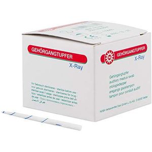 X-RAY gehoorgangdoekje met röntgencontrastdraad 100 st./pck, maat: S