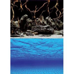 Wave Poster voor Aquarium, Mystic, hoogte 45 cm, per meter