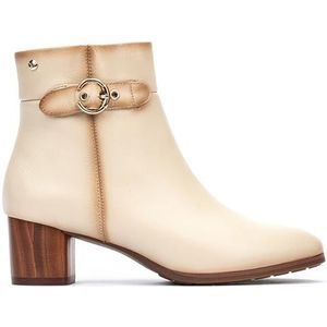 Pikolinos Calafat enkellaarsjes van leer voor dames, Ivoor, 36 EU