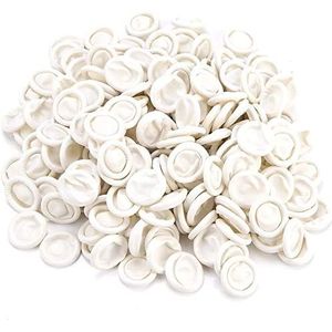 Latex vingerbedjes, 300 stuks Algemene vingerbedjes Wegwerpbare latex nagelhoes Duurzaam Zeer elastisch Antistatisch Bescherm sleeve tool