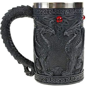 Nemesis Now NEM3731 Black Wing Tankard Mok 18cm Zwart