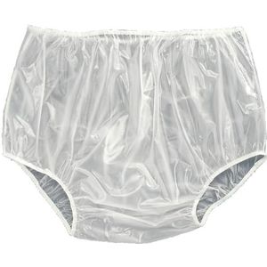 Vinyl waterdichte incontinentie onderbroek, 3 paar, XL, helder